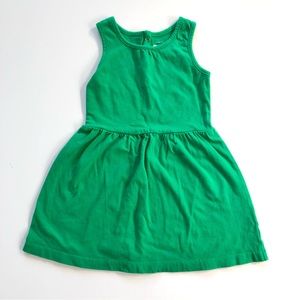 Primary Clothing Sleeveless Green Sundress Girls Size 6-7